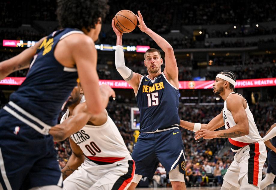 leyu-约基奇35+14+13卡马拉30分 掘金加时险胜开拓者